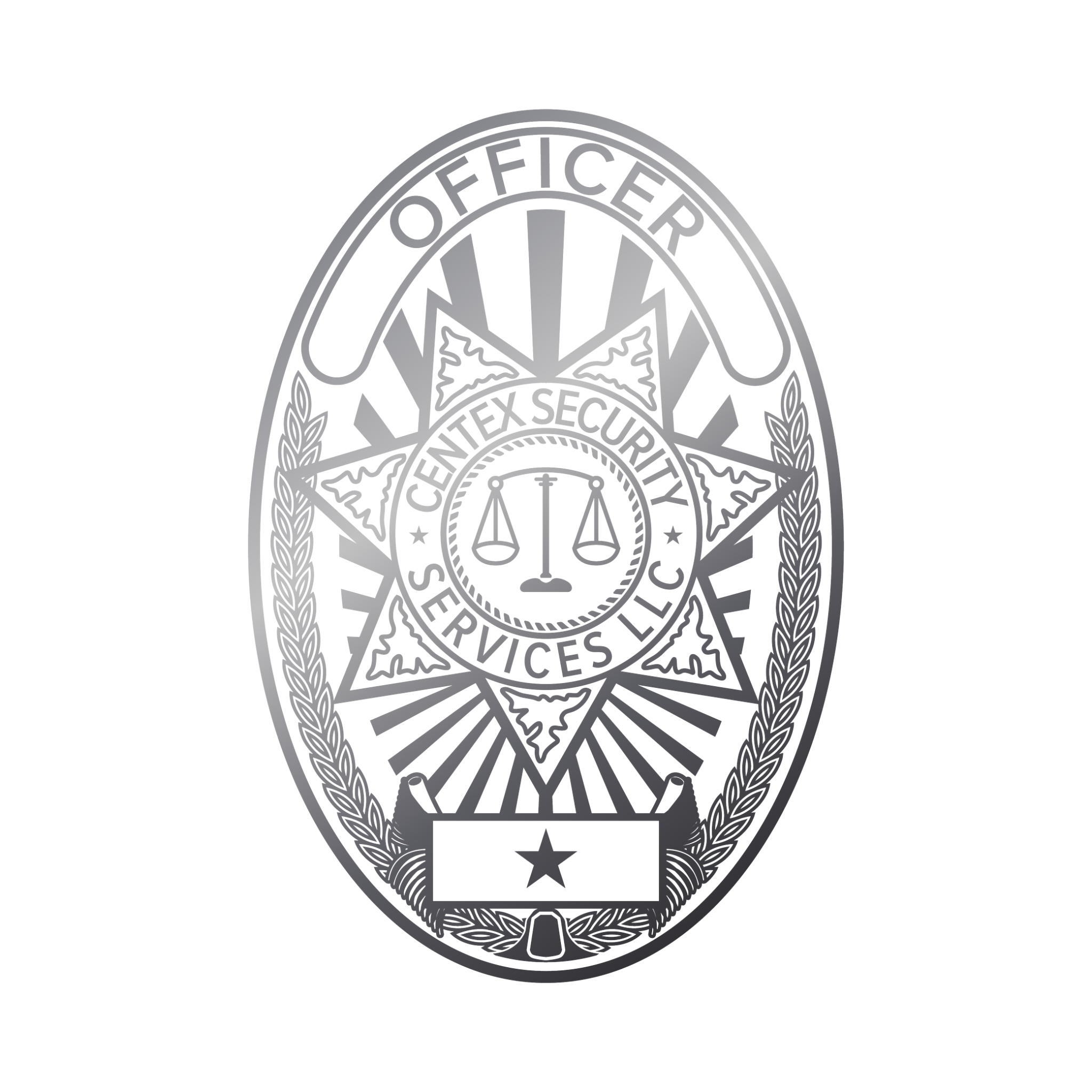 Centex Security Services badge 